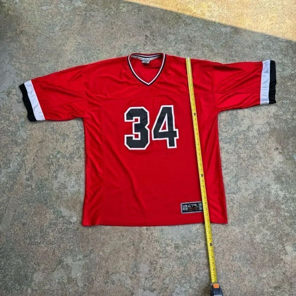 Cybertek #34 Football Y2K Jersey
